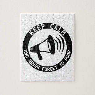 Megaphone: Keep Calm And Never Forget Jigsaw Puzzle