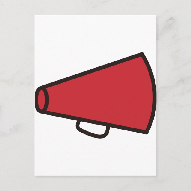 Megaphone Postcard (Front)