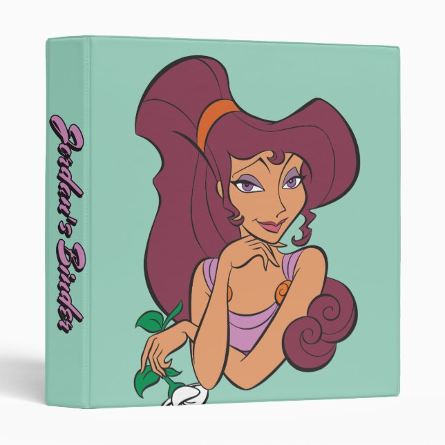 Megara Goddess at Heart 3 Ring Binder (Front/Spine)
