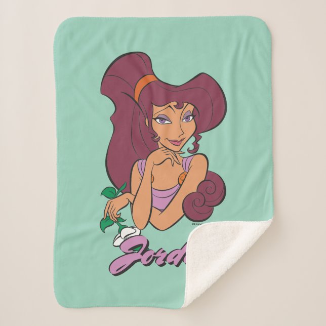 Megara Goddess at Heart Sherpa Blanket (Front)