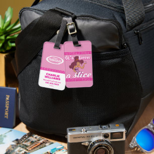 Megara - It's Been a Slice Square Sticker Luggage Tag