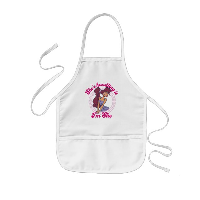 Megara - She's Handling It, I'm She Kids' Apron (Front)