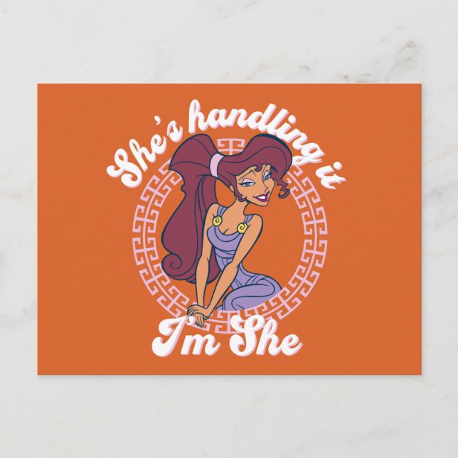 Megara - She's Handling It, I'm She Postcard (Front)