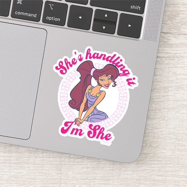 Megara - She's Handling It, I'm She Sticker (Detail)