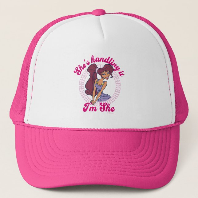 Megara - She's Handling It, I'm She Trucker Hat (Front)
