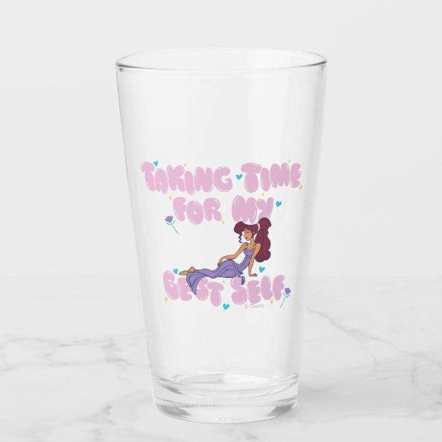 Megara - Taking Time For My Best Self Glass (Front)