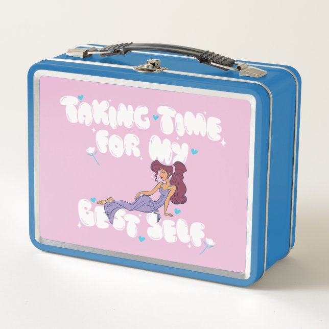 Megara - Taking Time For My Best Self Metal Lunch  Box (Front)