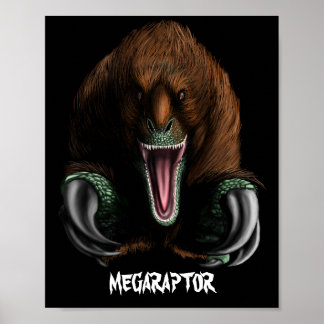 Megaraptor Poster (Semi-Gloss)
