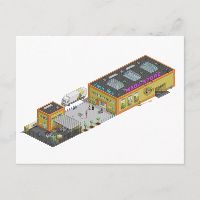 Megastore Postcard (Front)