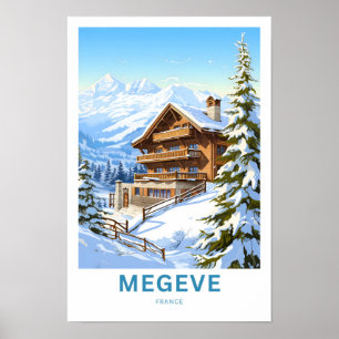 Megeve France Travel Print