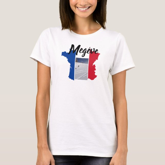 Megeve Ski France T-Shirt (Front)