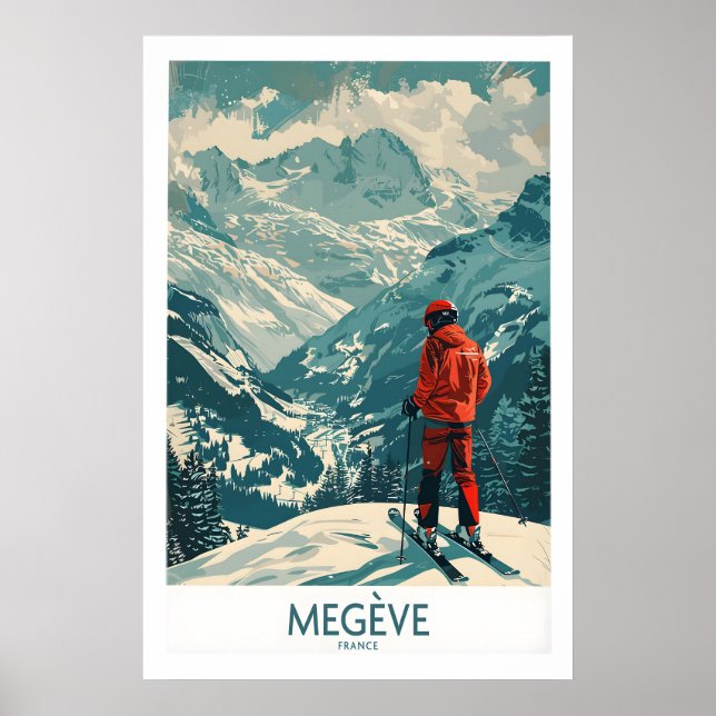 Megève Wall Art - France 1 (Front)