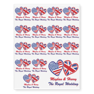 Meghan-and-Harrys Wedding Temporary Tattoos