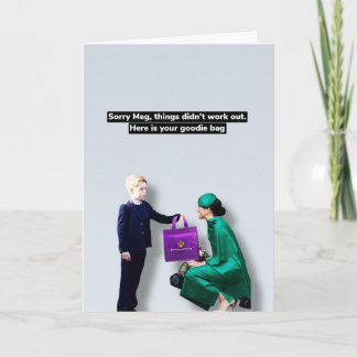 Meghan and Prince George greeting card