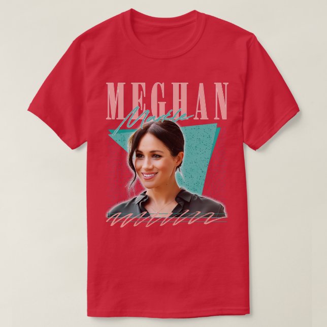 Meghan Markle Fan Art Design T-Shirt (Design Front)