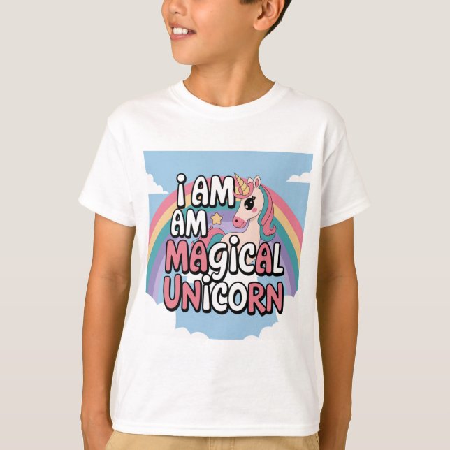MEGICAL UNICORN T-Shirt (Front)