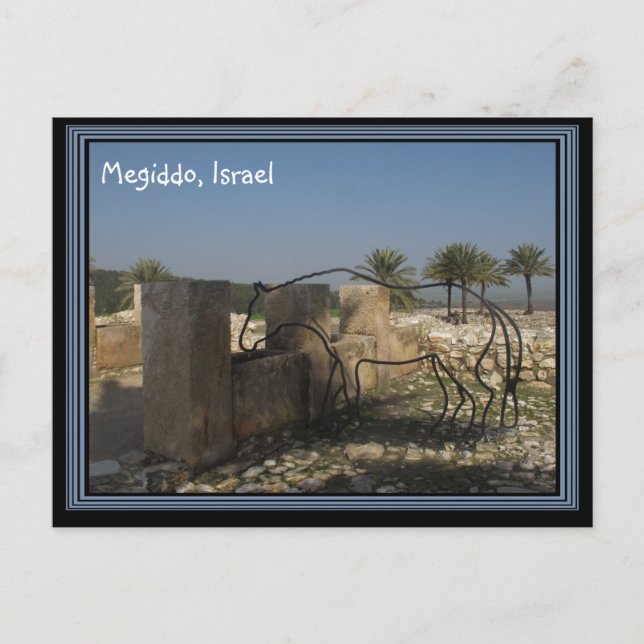 Megiddo Israel Postcard (Front)