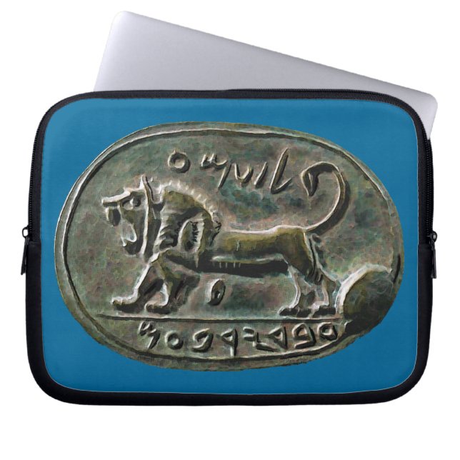 Megiddo Seal Laptop Sleeve (Front)