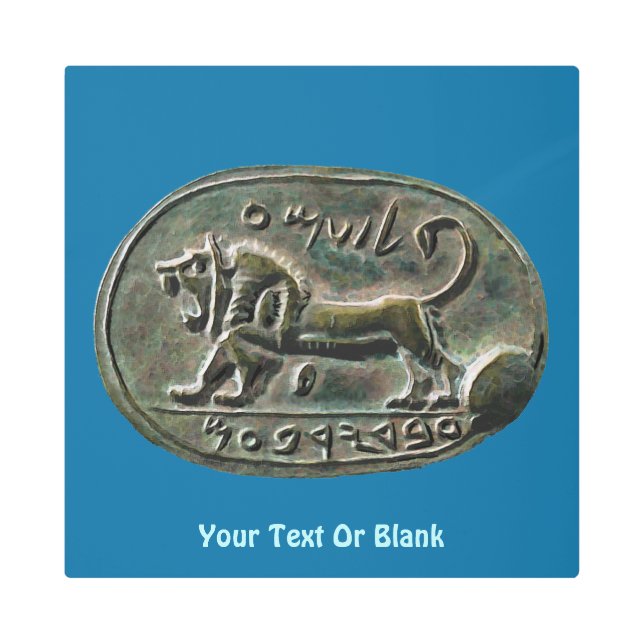 Megiddo Seal Metal Print (Front)