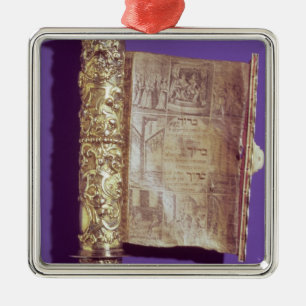 Megillah  in a silver case, Vienna, c.1715 Metal Ornament