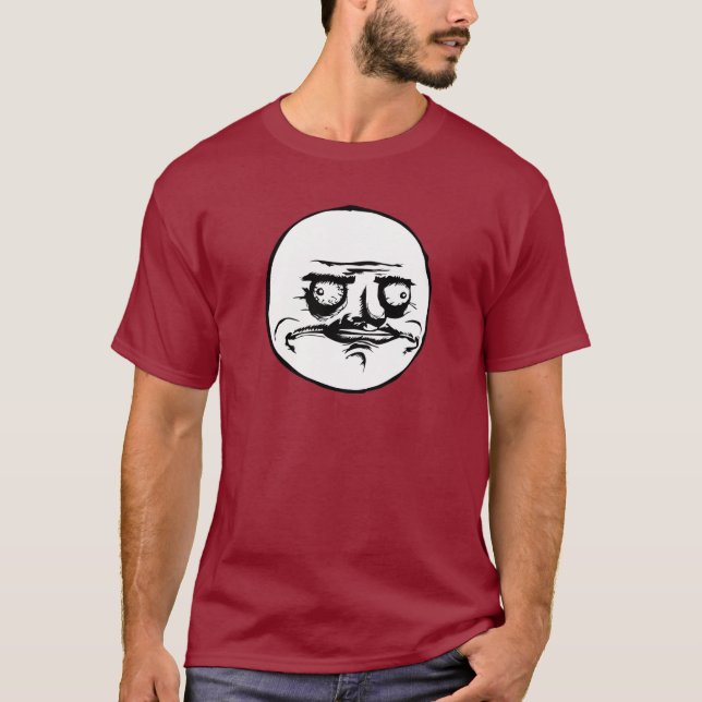 Megusta Meme Face (from reddit, 9gag, 4chan) T-Shirt (Front)