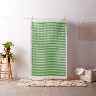 Megwan Green and White Fabric