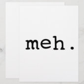 Meh. (Front/Back)