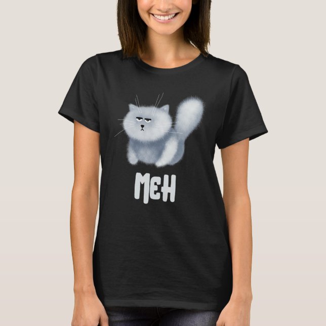 Meh Cat  for Cat  Pet T-Shirt (Front)