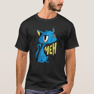 Meh Cat Graphic  For Cat T-Shirt