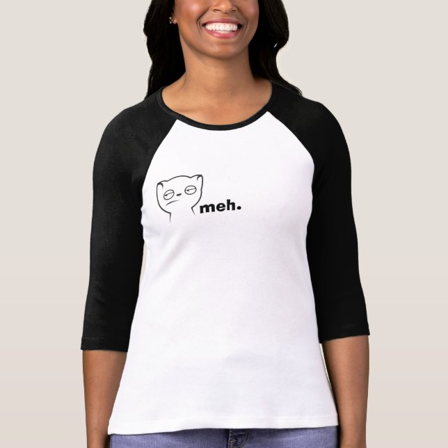 Meh Cat Tee Shirt (Front)