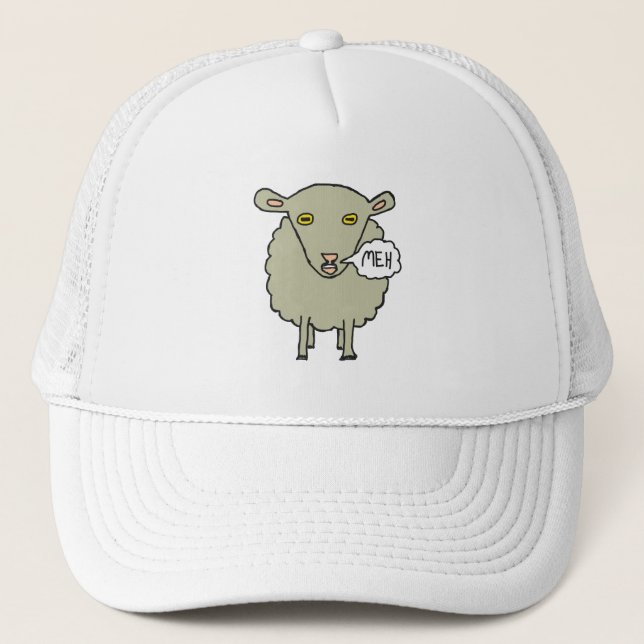 Meh Sheep Trucker Hat (Front)