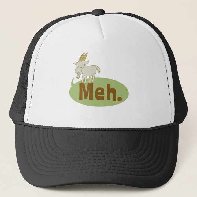 Meh. Trucker Hat (Front)
