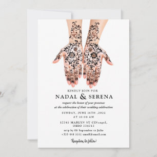 mehandi wedding Invitation