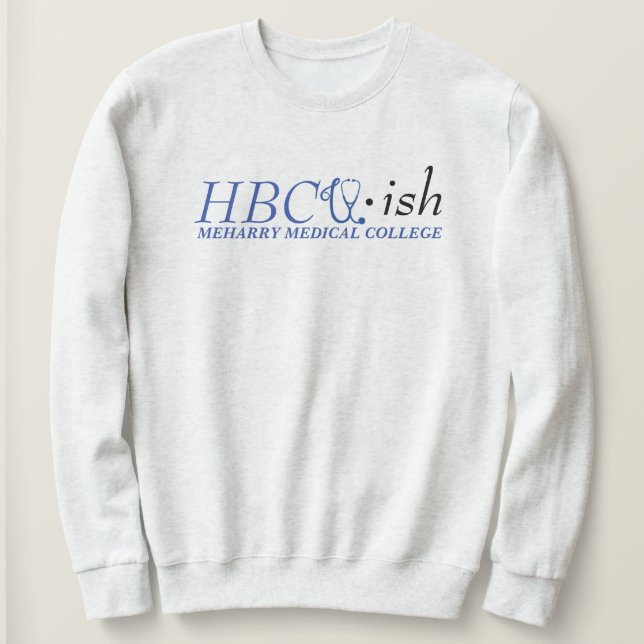 Meharry Medical College Sweatshirt - Blue (Design Front)