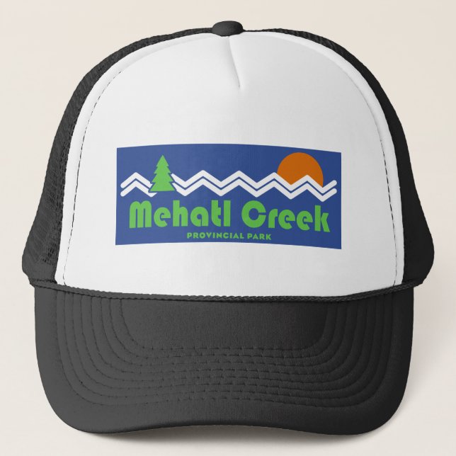 Mehatl Creek Provincial Park Retro Trucker Hat (Front)