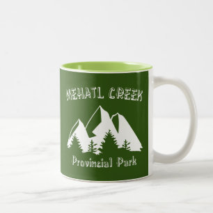 Mehatl Creek Provincial Park Two-Tone Coffee Mug