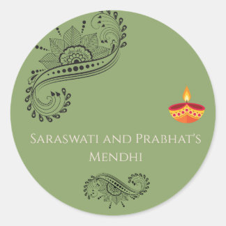 Mehendi customised stickers