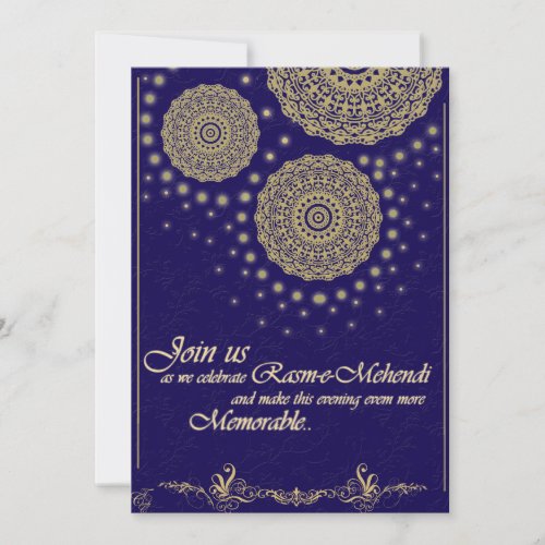 MehendiHenna Ceremony invite