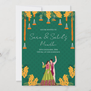 Mehendi invitation Digital Mehndi invite