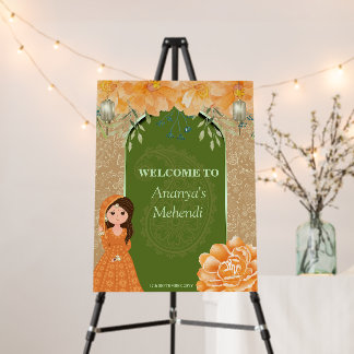 Mehendi Wedding Foam Boards