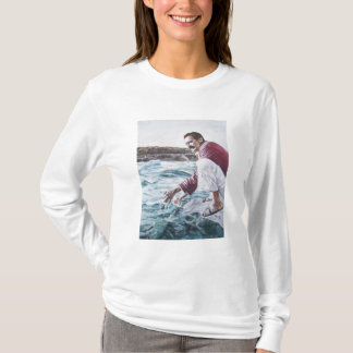 Meher Baba dips into His Ocean T-Shirt