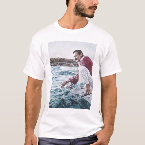 Meher Baba dips into His Ocean T_Shirt