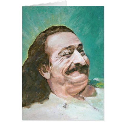 Meher Baba laughing Cards (Front)