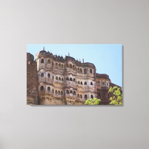 Meherangarh the Majestic Fort Jodhpur Canvas Print