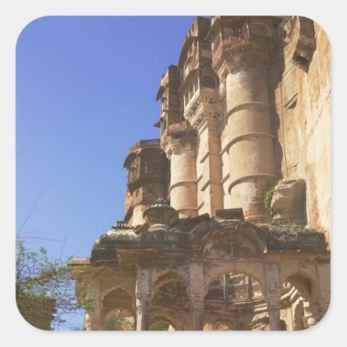 Meherangarh the Majestic Fort Jodhpur Square Sticker