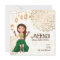 Mehndi budget invite with cute Indian henna bride