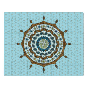 Mehndi Fantasy Copper Acrylic Puzzle