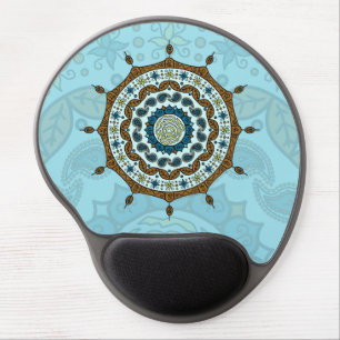Mehndi Fantasy Copper Gel Mousepad