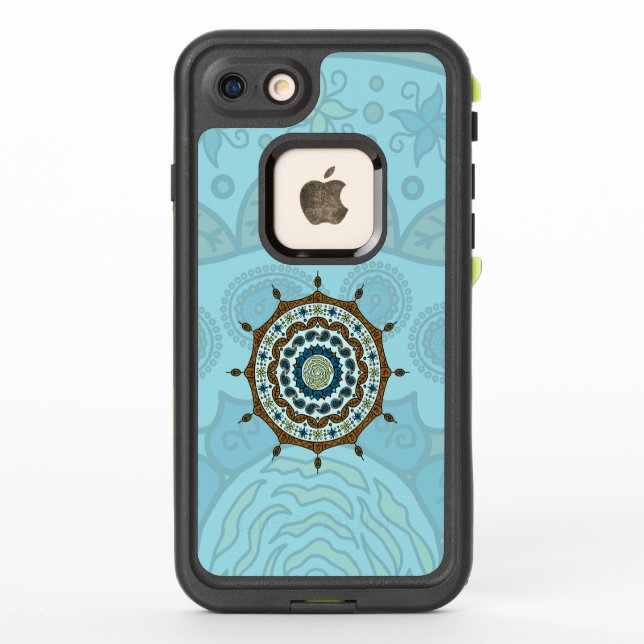 Mehndi Fantasy Copper Lifeproof Case (Back)