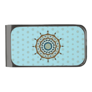 Mehndi Fantasy Copper Money Clip